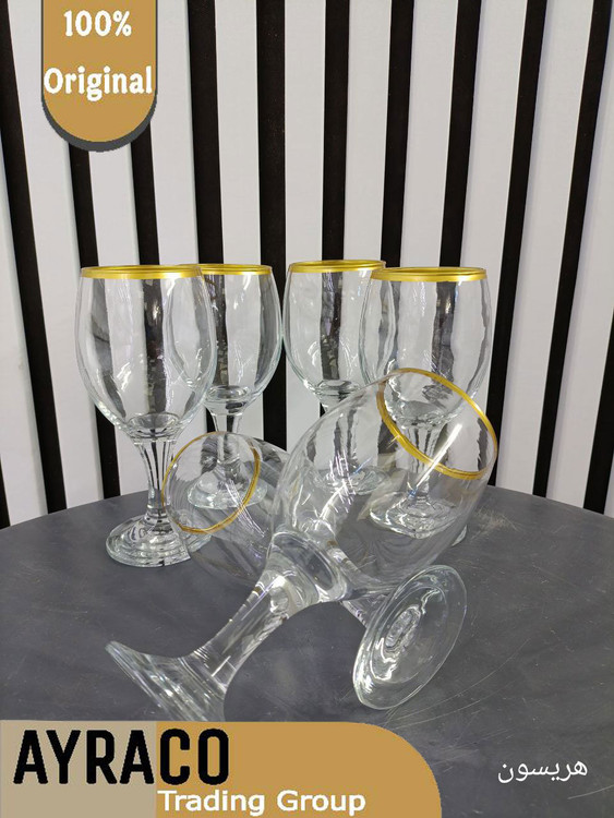 گیلاس خوری هربسون کادویی کاوه 2 | گیلاس شفاف و شیک مناسب پذیرایی و هدیه
