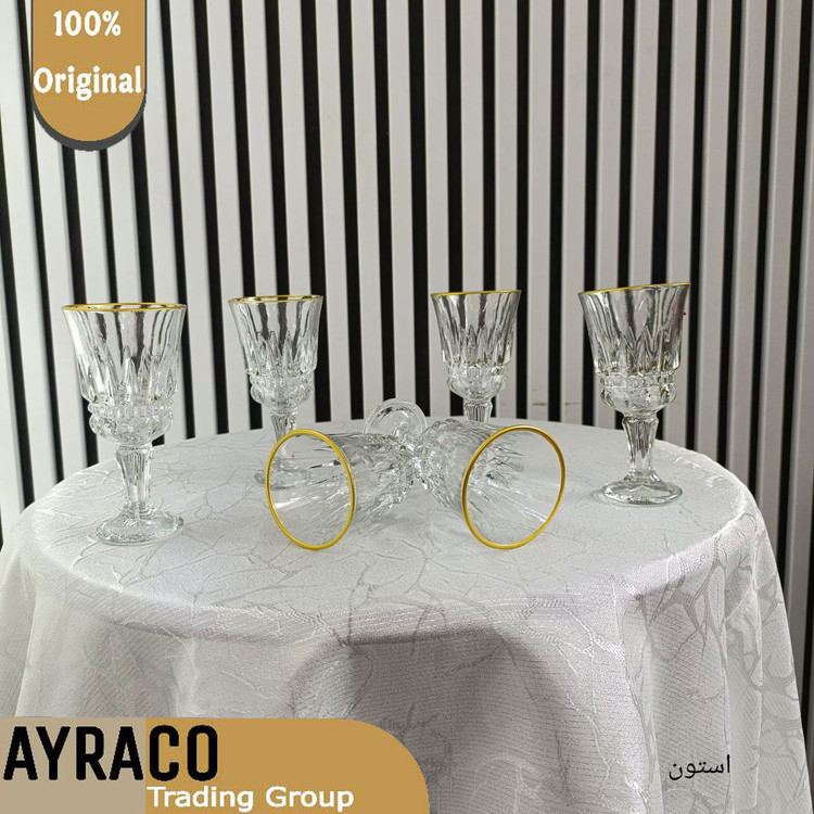 سرویس ۲۶ پارچه درخت طلای نیلوفری برند دینو | سرویس غذاخوری شیک، مدرن و بادوام