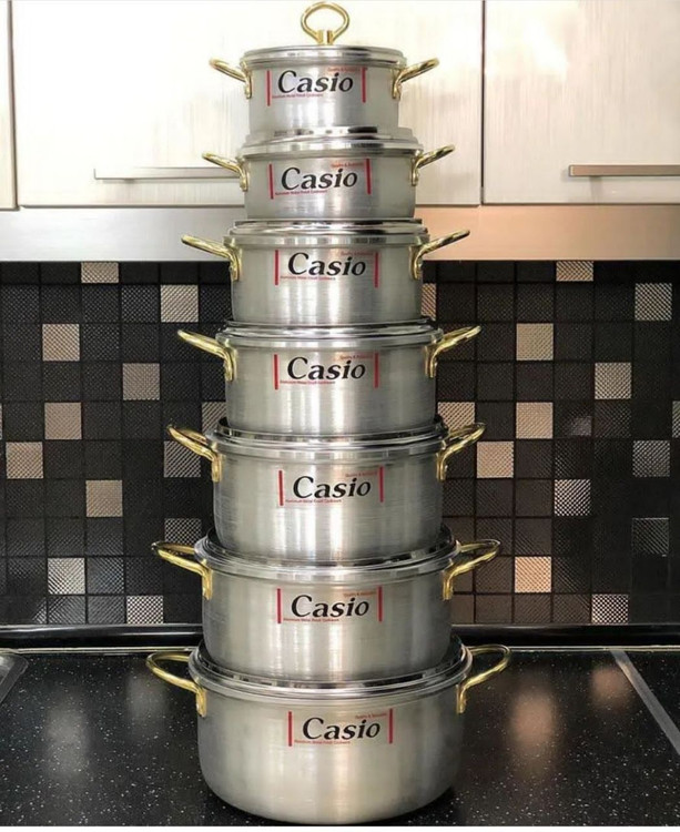 سرویس قابلمه 14 پارچه برند کاسیو ( casio )
