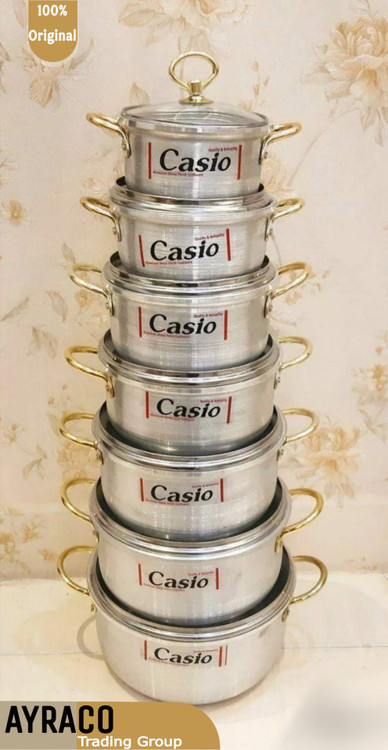 سرویس قابلمه 14 پارچه برند کاسیو ( casio )