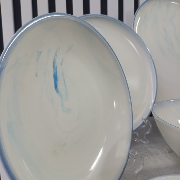 سرویس 31 پارچه استون طرح رنگ آبی