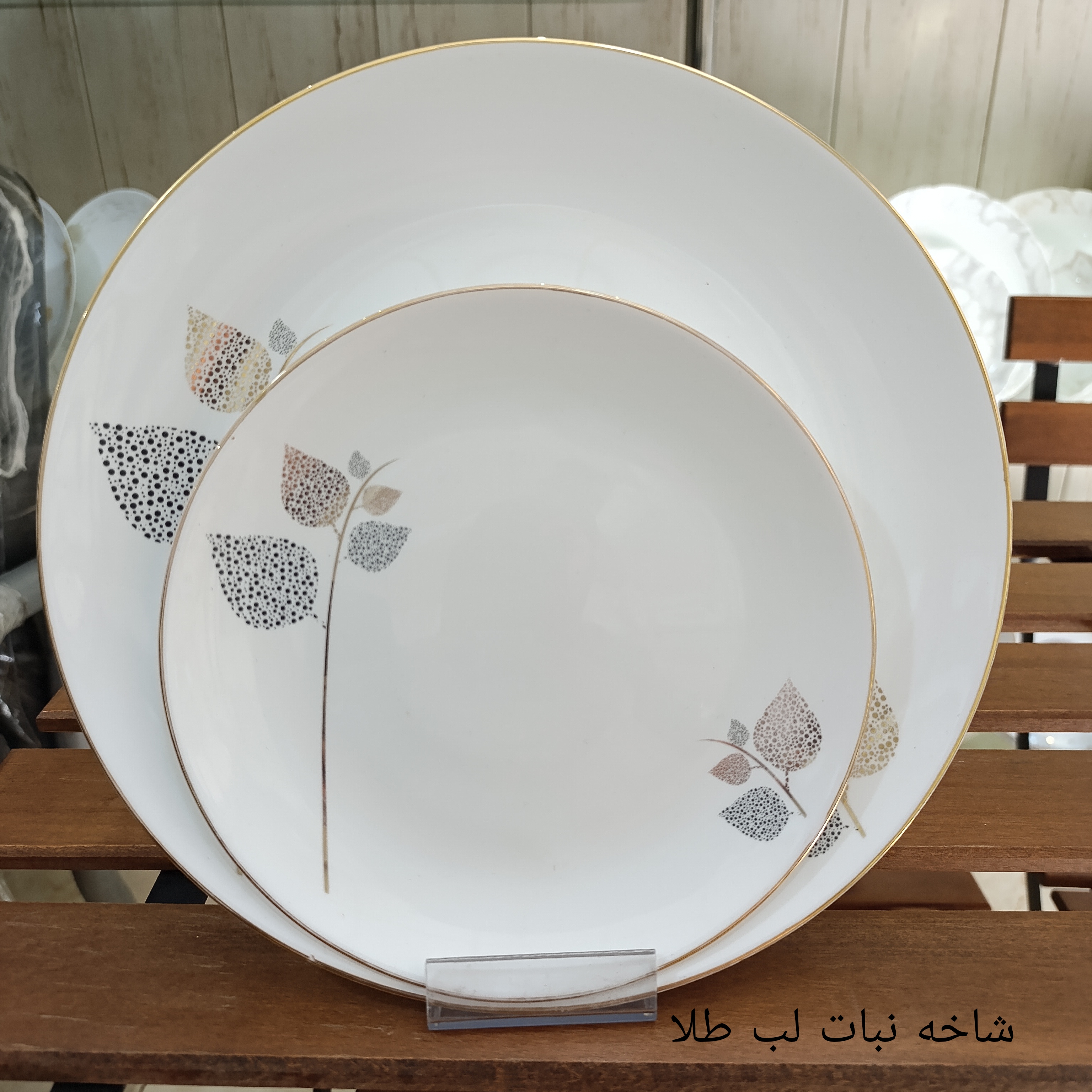 سرویس آرکوپال 26 پارچه طرح شاخه نبات قالب گرد برند آنیسون (کارخانه مقصود)